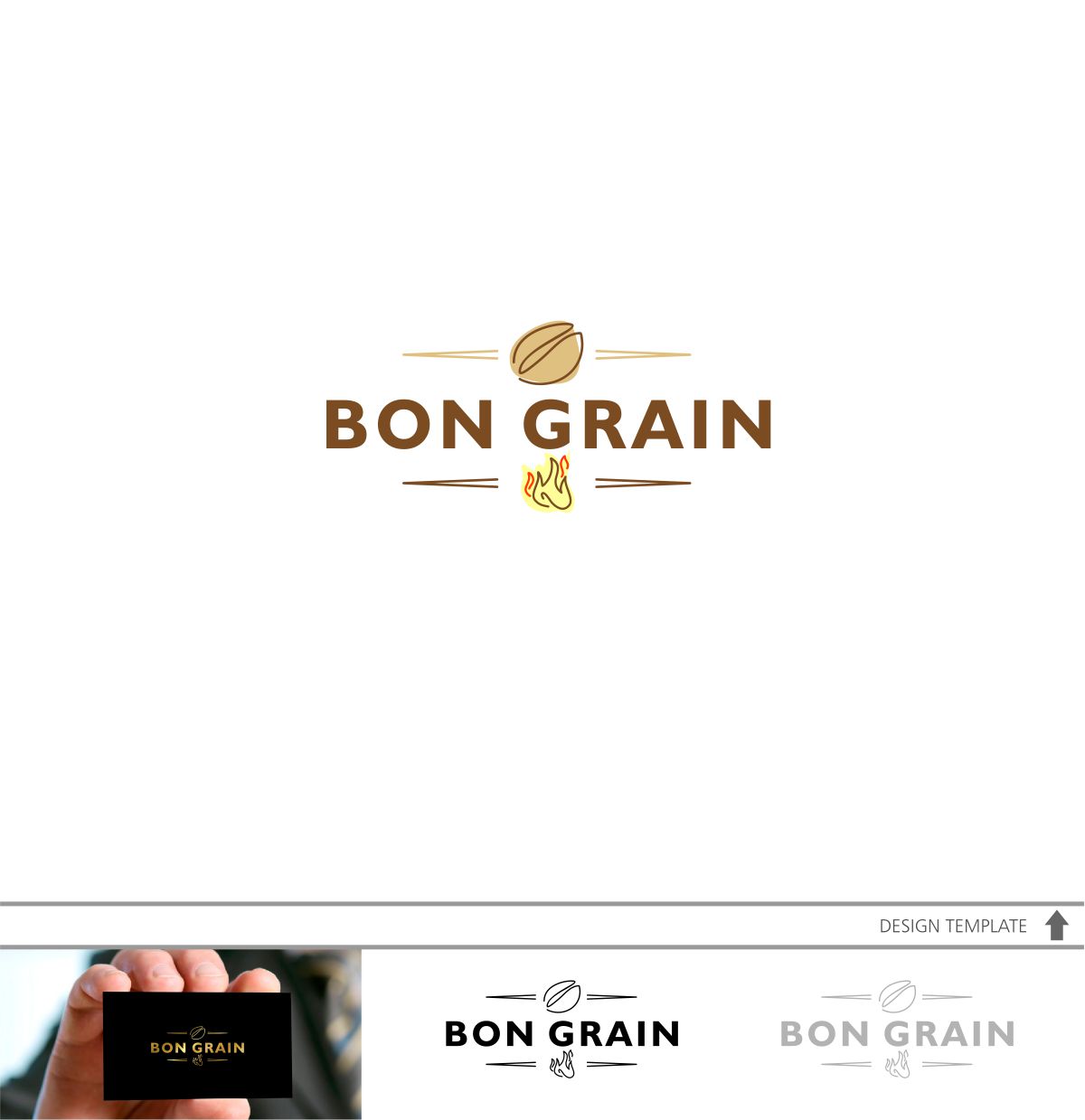 Logo Design by DesignMX (Renan Mejia) for BON GRAIN | Design #17393126