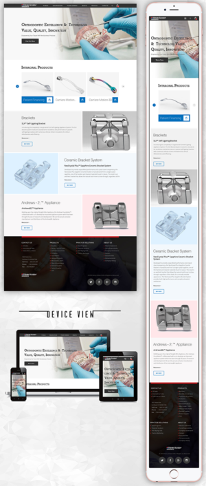 Web Design by PiXthemes for Henry Schein Orthodontics | Design #17541462