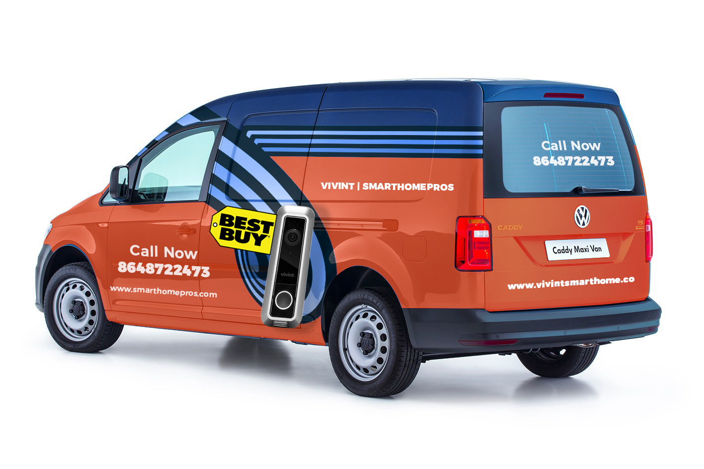 Car Wrap Design by lemosys infotech for Vivint SmartHome  | Design #17384780