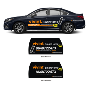 Car Wrap Design by DG+ for Vivint SmartHome  | Design: #17403557