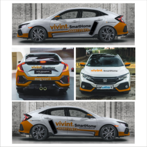 Car Wrap Design by DG+ for Vivint SmartHome  | Design: #17425354