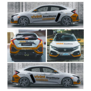 Car Wrap Design by DG+ for Vivint SmartHome  | Design: #17427049