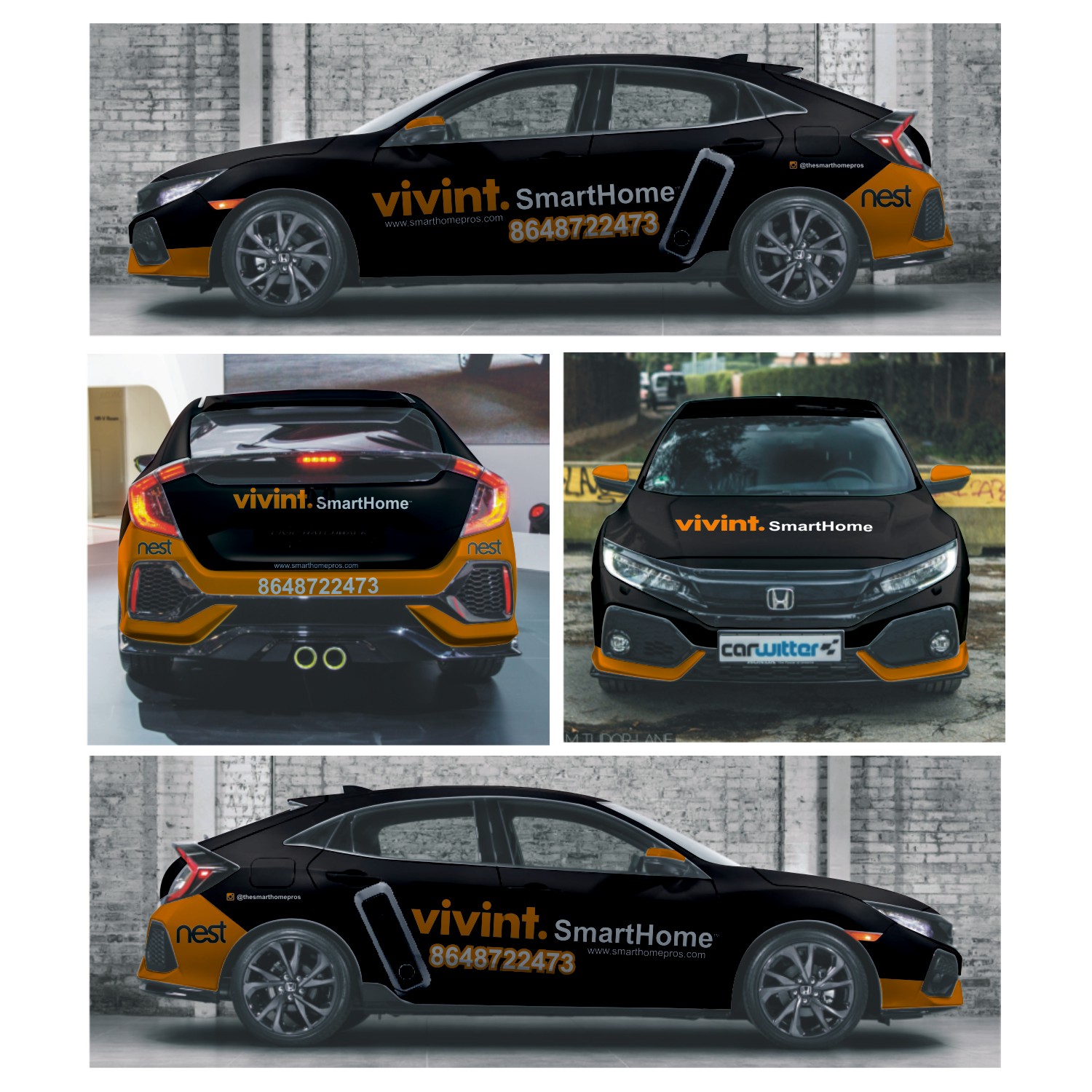 Car Wrap-Design von DG+ für Vivint SmartHome  | Design #17427057