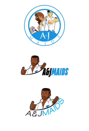 Logo Design by Club Flyer Studios for A&J Maids Inc  | Design #17383727