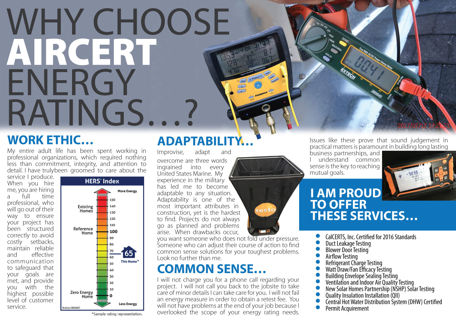 Diseño de Brochure por Impressive Sol para Aircert Energy Ratings, Inc. | Diseño #17402124