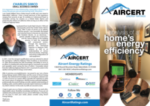 Brochure Design by Black Stallions Impressive Solutions for Aircert Energy Ratings, Inc. | Design #17402125