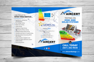 Brochure Design by ecorokerz for Aircert Energy Ratings, Inc. | Design: #17388415