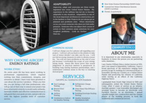 Brochure Design by Dexter Solutions for Aircert Energy Ratings, Inc. | Design: #17416044