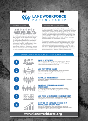 Poster Design by Achiver for Lane Workforce Partnership | Design: #17373106