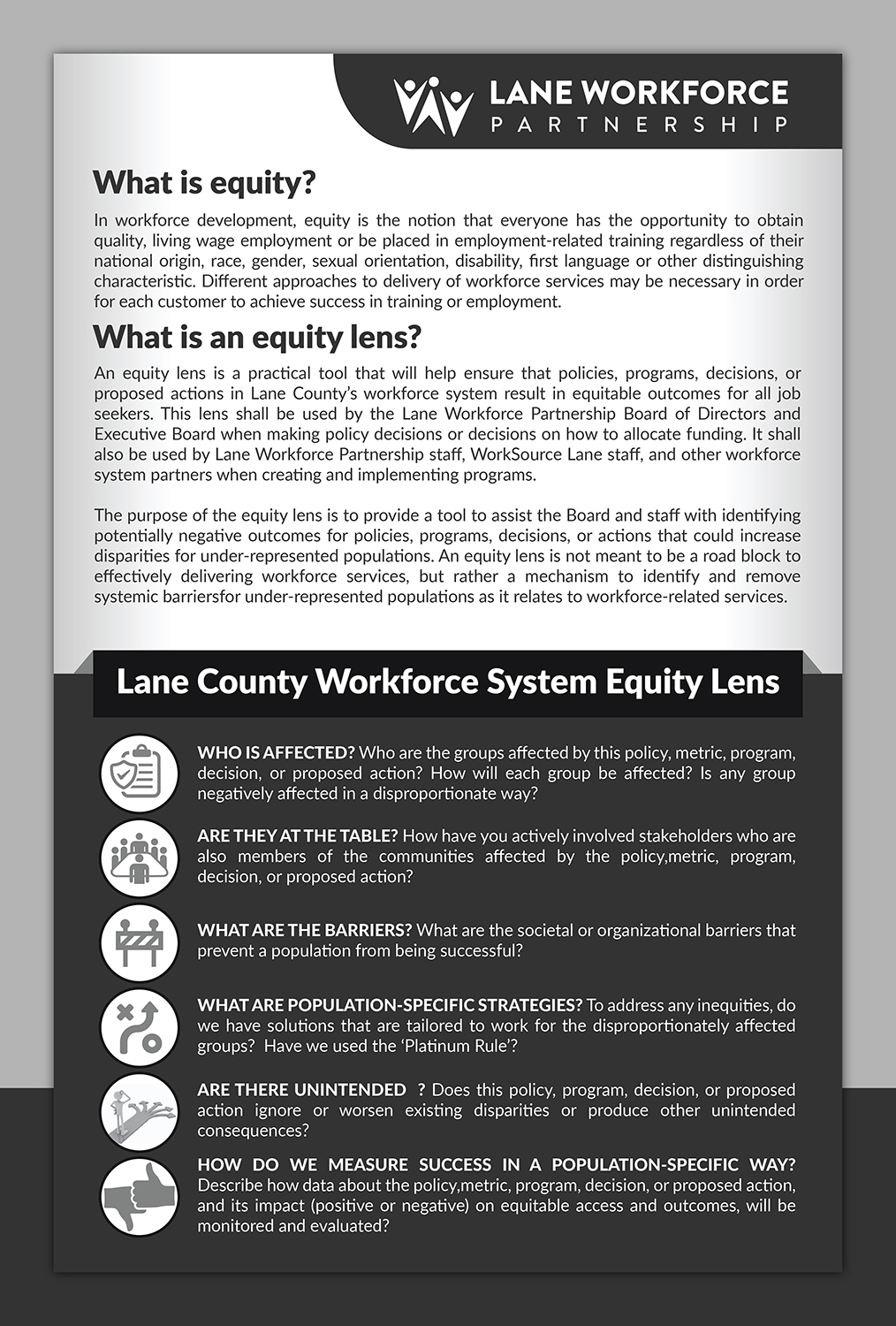 Poster-Design von Deziners Zone für Lane Workforce Partnership | Design #17377573