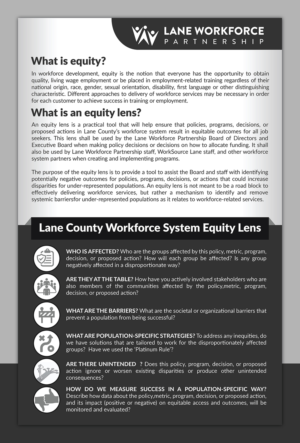 Poster Design by Deziners Zone for Lane Workforce Partnership | Design: #17377573