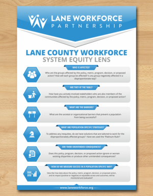 Poster Design by ecorokerz for Lane Workforce Partnership | Design: #17375732