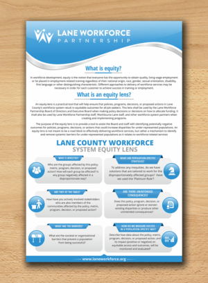 Poster Design by ecorokerz for Lane Workforce Partnership | Design: #17398790
