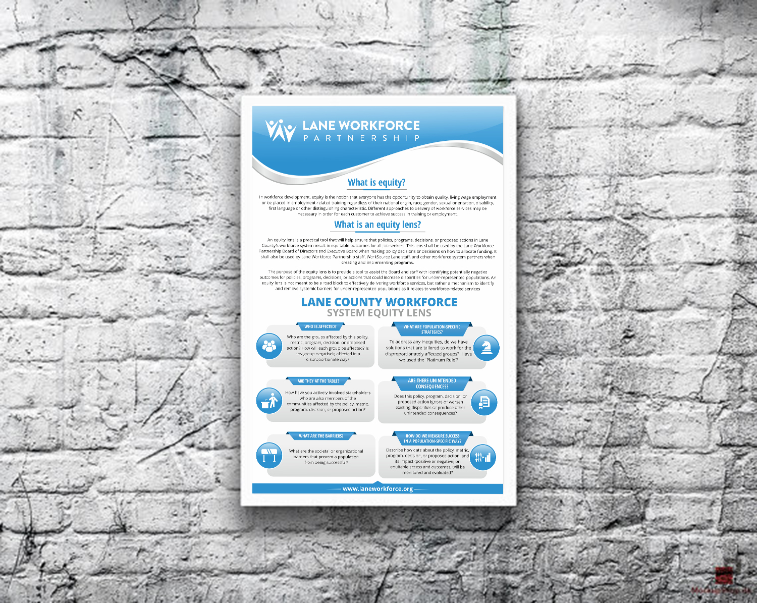 Poster Design by ecorokerz for Lane Workforce Partnership | Design #17398792