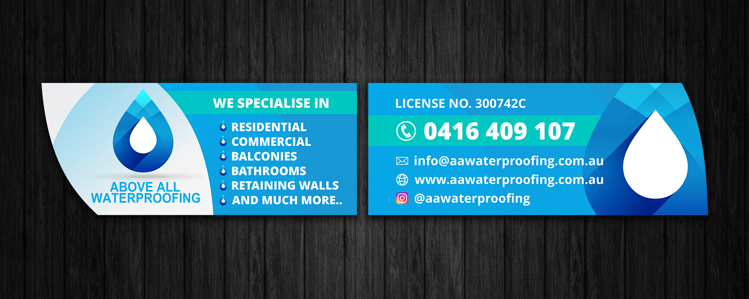 Schilder-Design von OwnDesign für Above All Waterproofing | Design #17491898