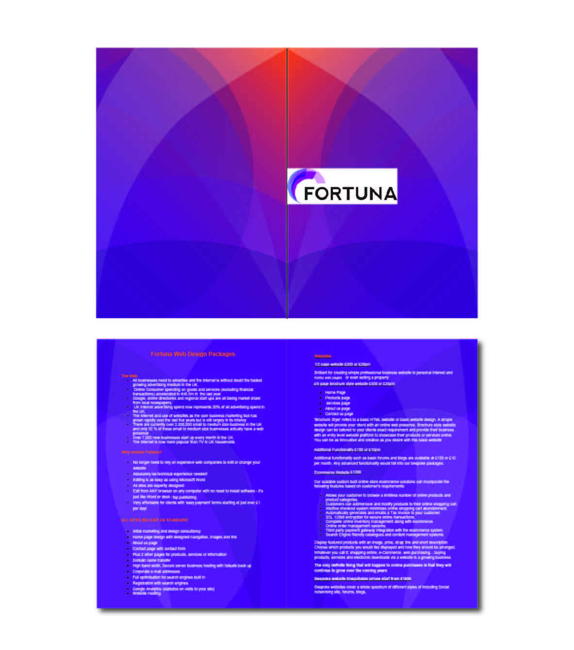 Diseño Publicitario por istudio para Fortuna | Diseño #131631
