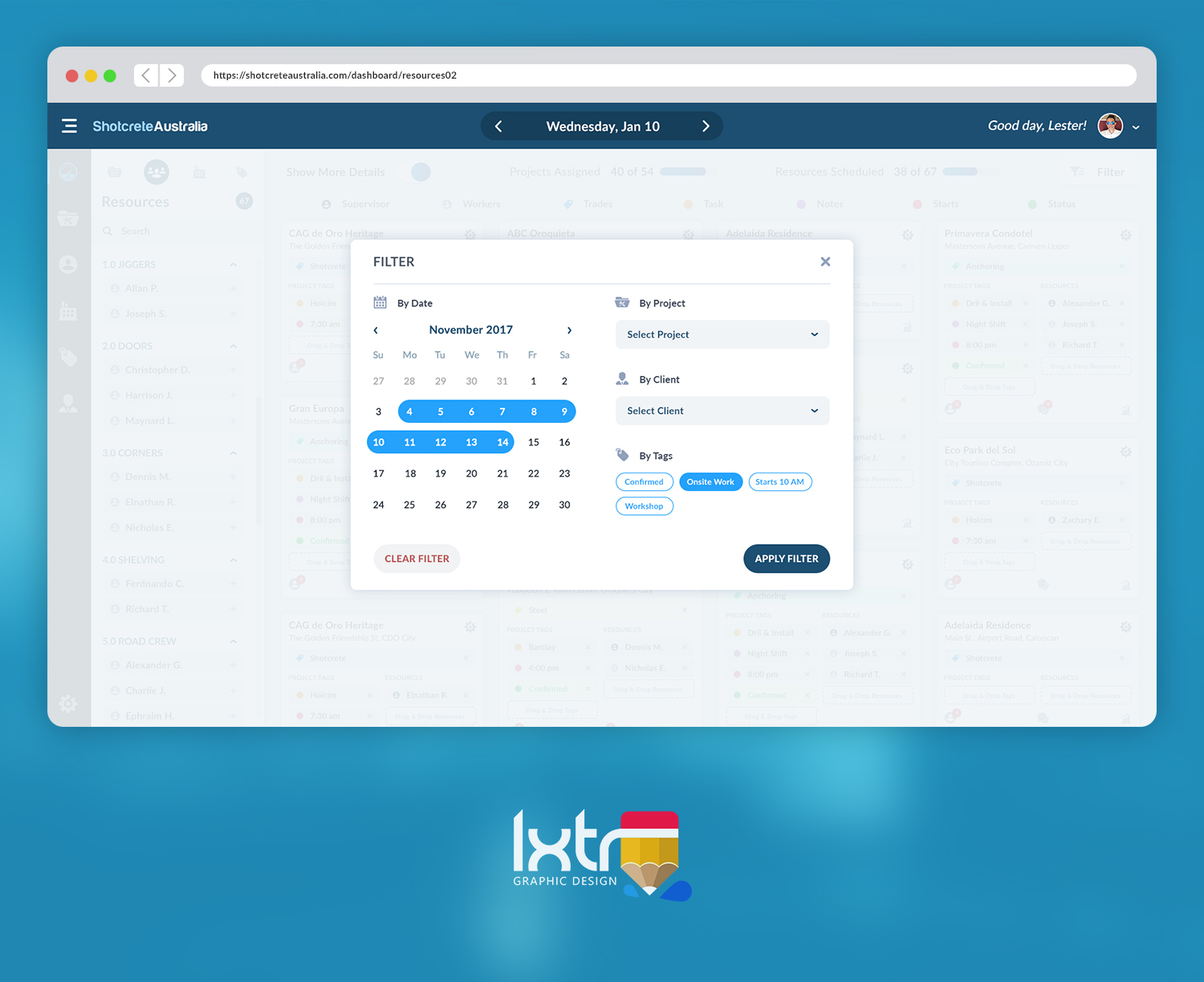 Web Design by iLexter for Shotcrete Australia | Design #17432327