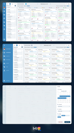 UI Mockup For Online Scheduling Software | Web-Design von iLexter