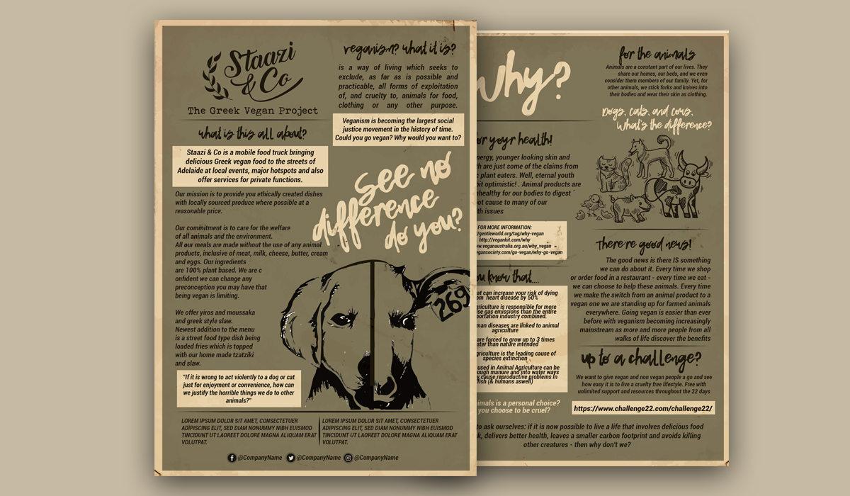 Flyer Design by RebecaParra for Staazi & Co | Design #17426190
