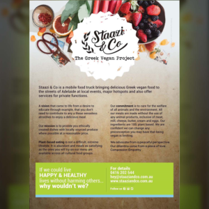 Flyer Design by idesigner.2013 for Staazi & Co | Design #17479090