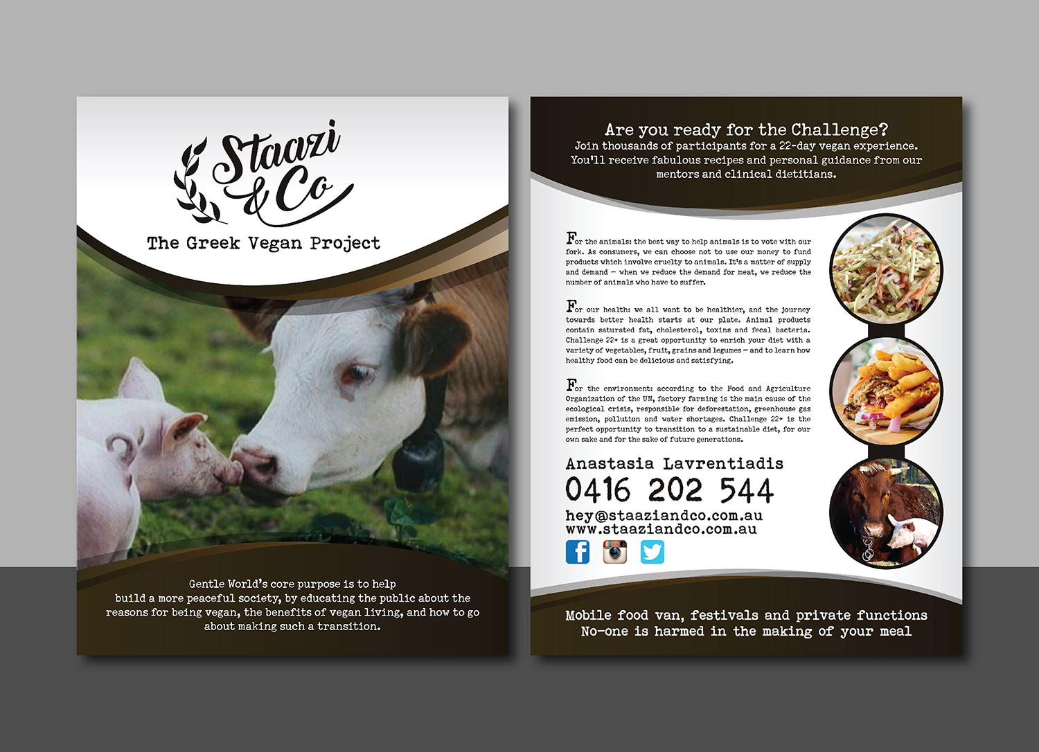Flyer Design by Deziners Zone for Staazi & Co | Design #17389456