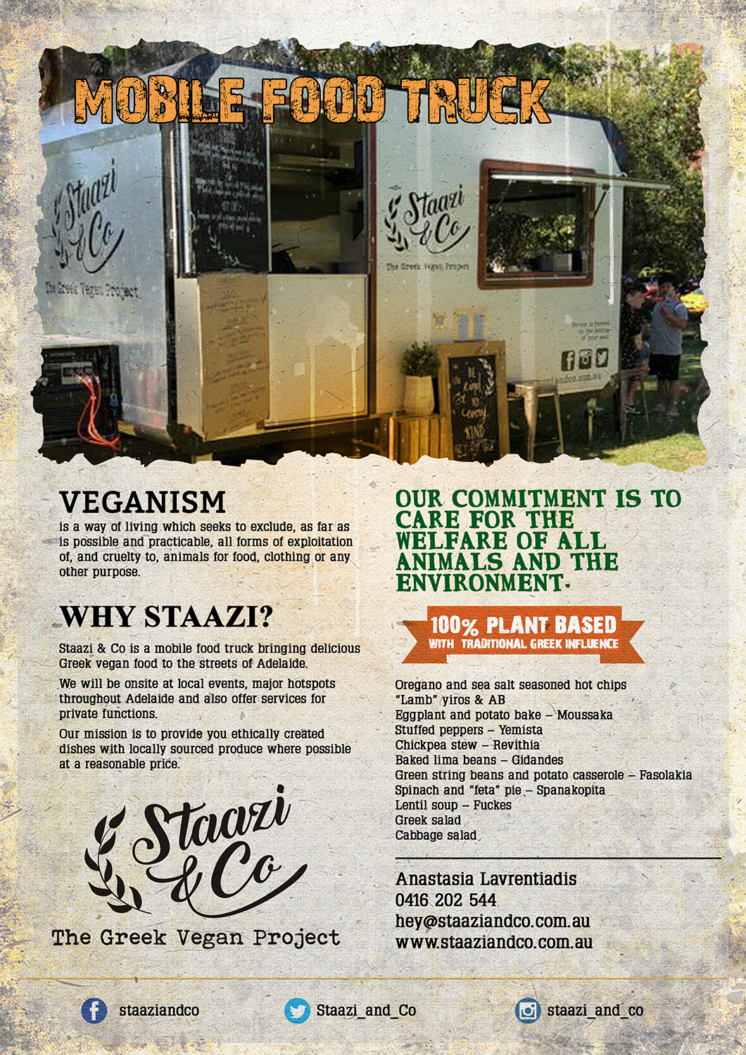 Flyer Design by VEGA-Designs for Staazi & Co | Design #17426032