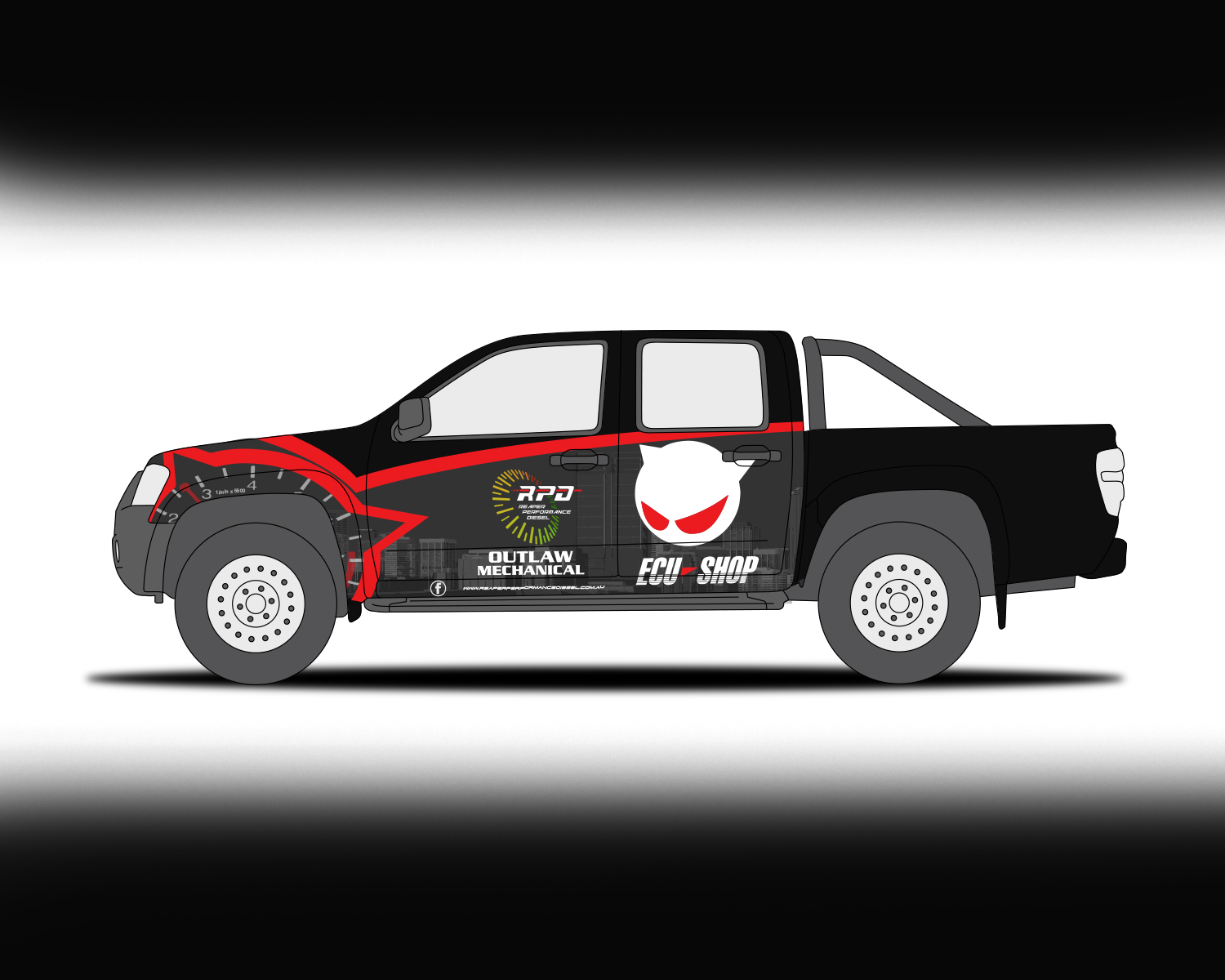 Design de Covering de Véhicule par RubelRir pour Outlaw Mechanical | Design #17763231