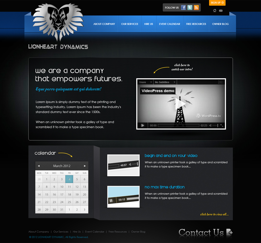 Wordpress Design by Mayank Patel for this project | Design #653907