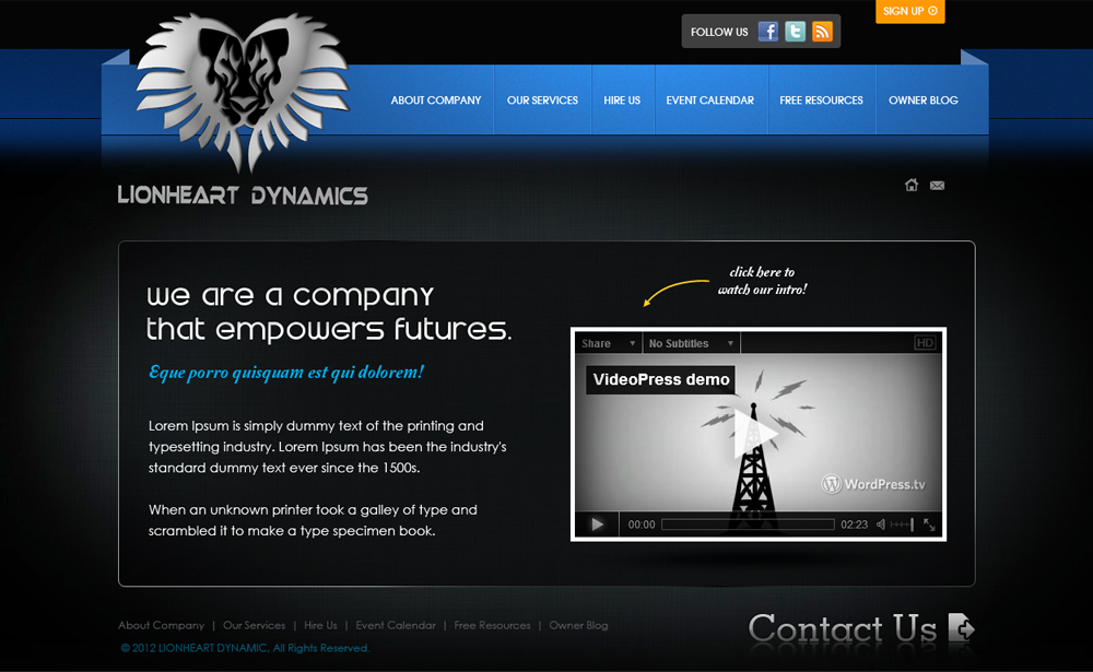 Wordpress Design by Mayank Patel for this project | Design #653909