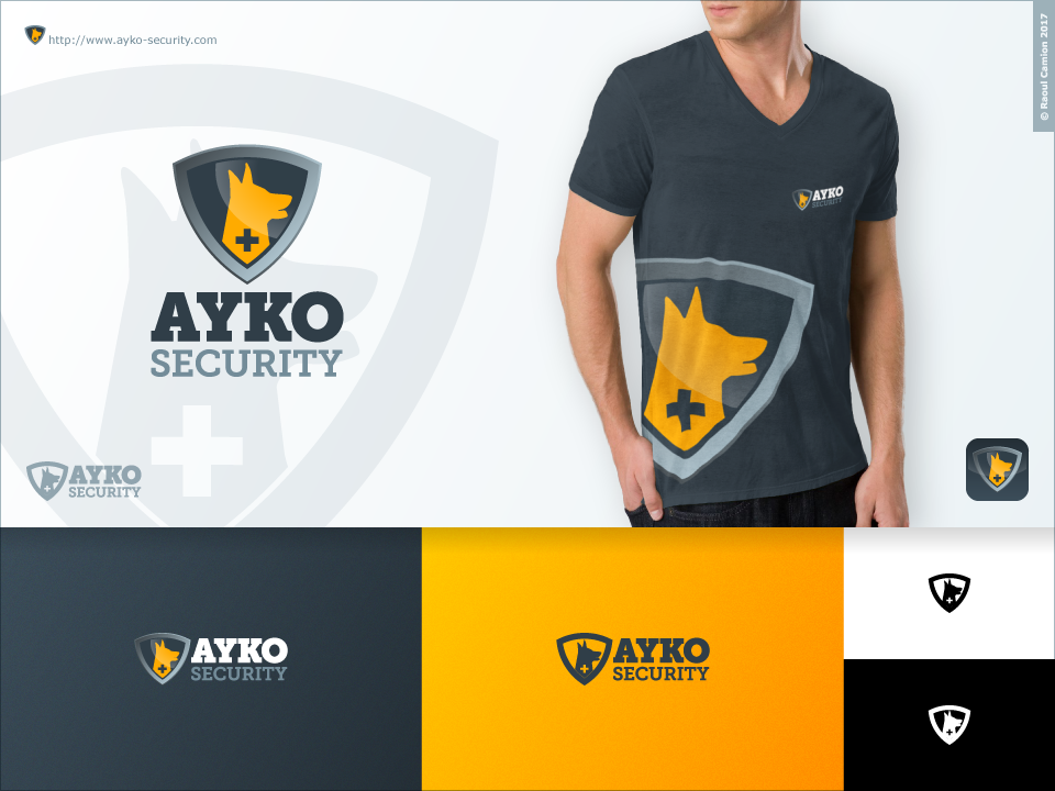 Logo Design by Raoul Camion for AYKO Security International | Design #17444175