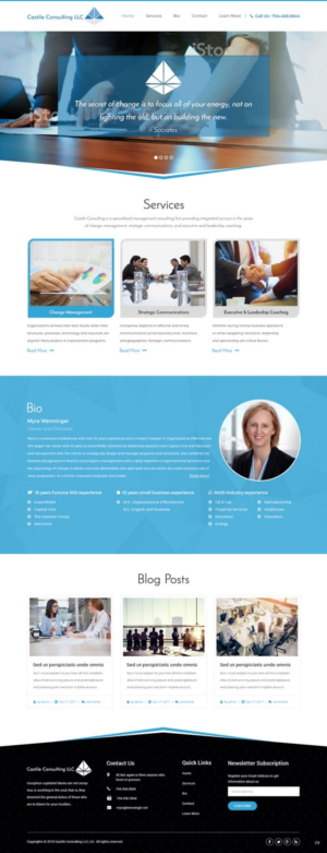 Web Design by pb for Castile Consulting | Design: #17403382