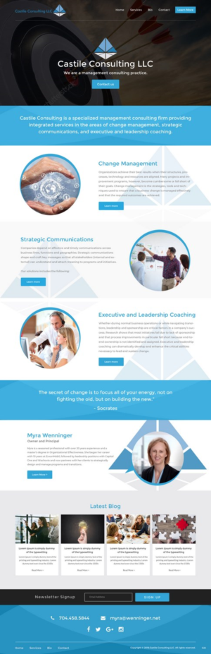 Web Design by pb for Castile Consulting | Design: #17403404