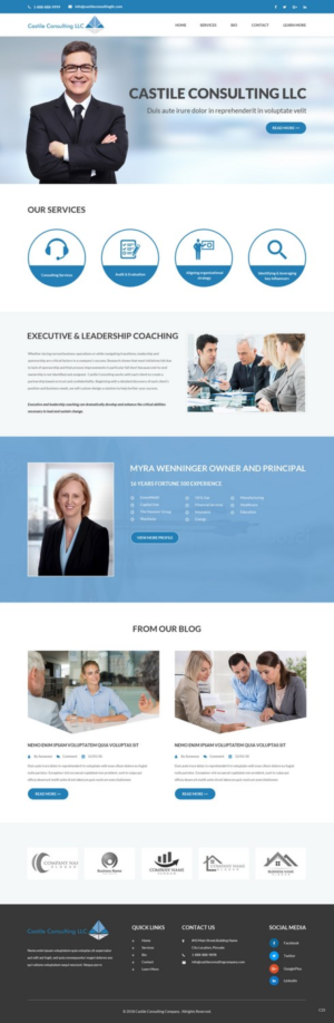 Web Design by pb for Castile Consulting | Design: #17403405
