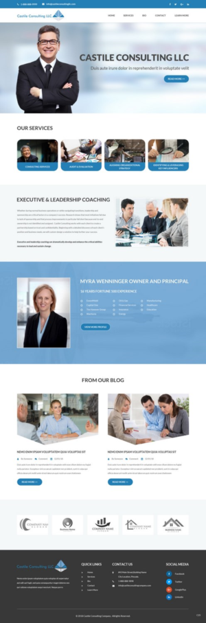 Web Design by pb for Castile Consulting | Design: #17403408