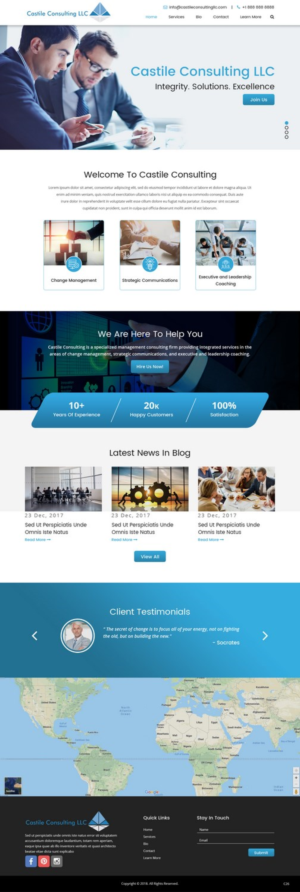 Web Design by pb for Castile Consulting | Design: #17403409