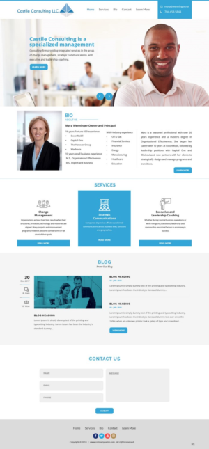 Web Design by pb for Castile Consulting | Design: #17403410