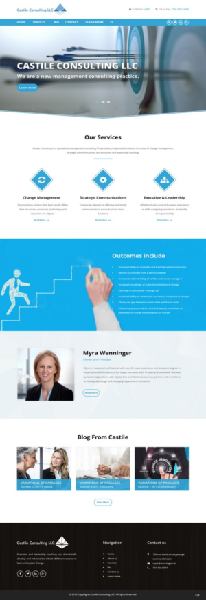Web Design by pb for Castile Consulting | Design: #17403411