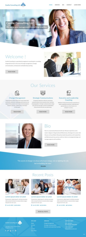 Web Design by pb for Castile Consulting | Design: #17403414