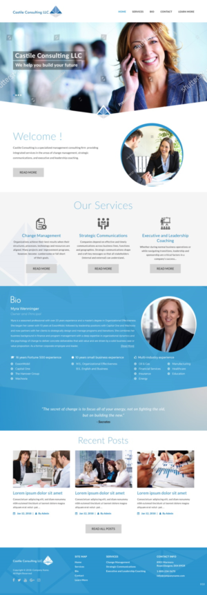 Web Design by pb for Castile Consulting | Design: #17431480