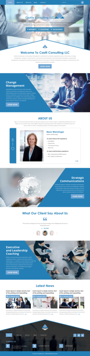 Web Design by rightway for Castile Consulting | Design: #17415146