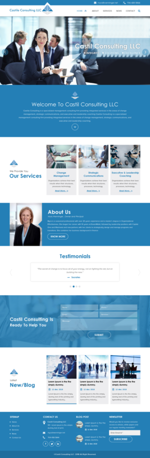 Web Design by rightway for Castile Consulting | Design: #17415147