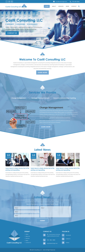 Web Design by rightway for Castile Consulting | Design: #17415149