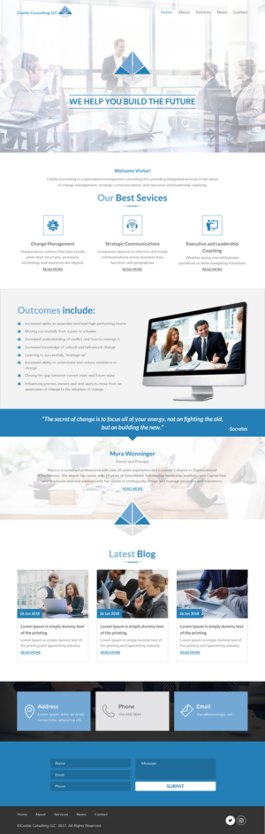 Web Design by rightway for Castile Consulting | Design: #17498066