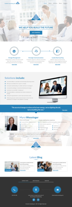 Web Design by rightway for Castile Consulting | Design: #17525500