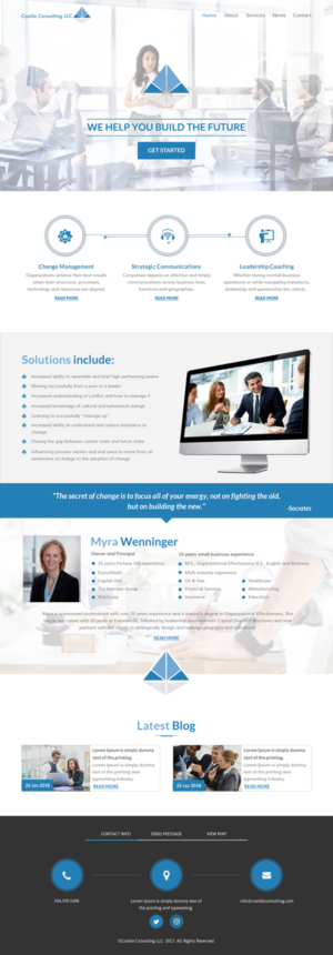 Web Design by rightway for Castile Consulting | Design: #17525501