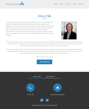 Web Design by rightway for Castile Consulting | Design: #17618037