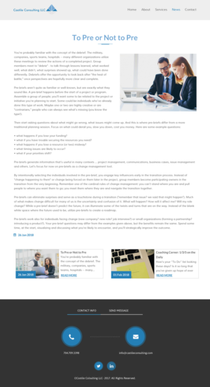 Web Design by rightway for Castile Consulting | Design: #17705242
