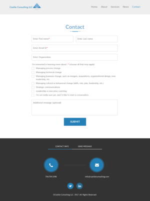 Web Design by rightway for Castile Consulting | Design: #17705243