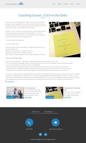 Web Design by rightway for Castile Consulting | Design: #17724967