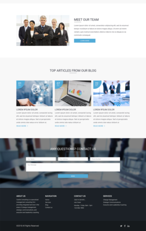 Web Design by vsplch 2 for Castile Consulting | Design: #17390110